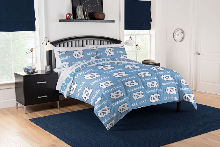 UNC Tar Heels Full Rotary Bed In a Bag Set