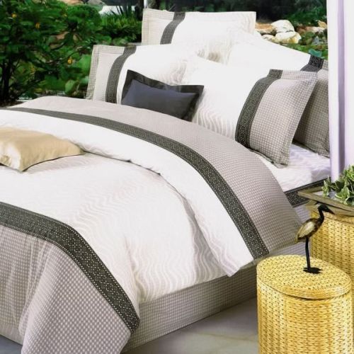 Blancho Bedding - [Elegance] 100% Cotton 5PC Bed In A Bag (Twin Size)