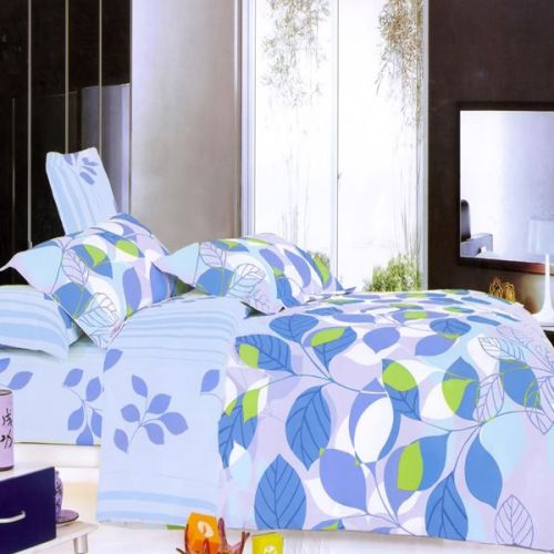 Blancho Bedding - [Leafy Shade] 100% Cotton 7PC Bed In A Bag (Full Size)